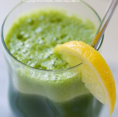 apple-ginger-lemon-spinach-juice