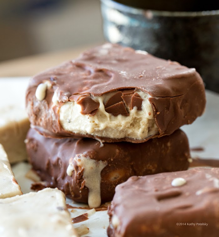 Chocolate Dipped Vanilla Bean Ice Cream Bars