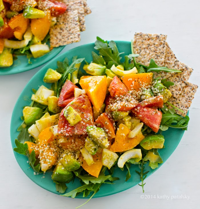 summer tomato salad summer tomato salad with avocado