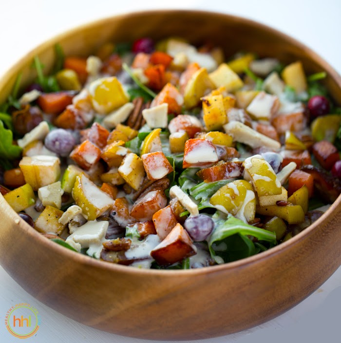 Butternut Apple Maple Toasty Pecan Holiday Salad