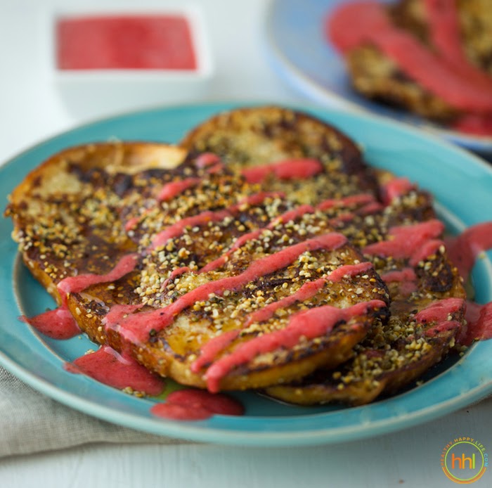 Super-Simple Strawberry-Swirl Vegan French Toast
