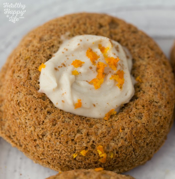 Orange Cashew Cream Oatmeal Donuts