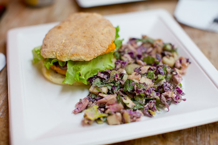 Panino Vegano salad and sandwich Panino Vegano salad and sandwich