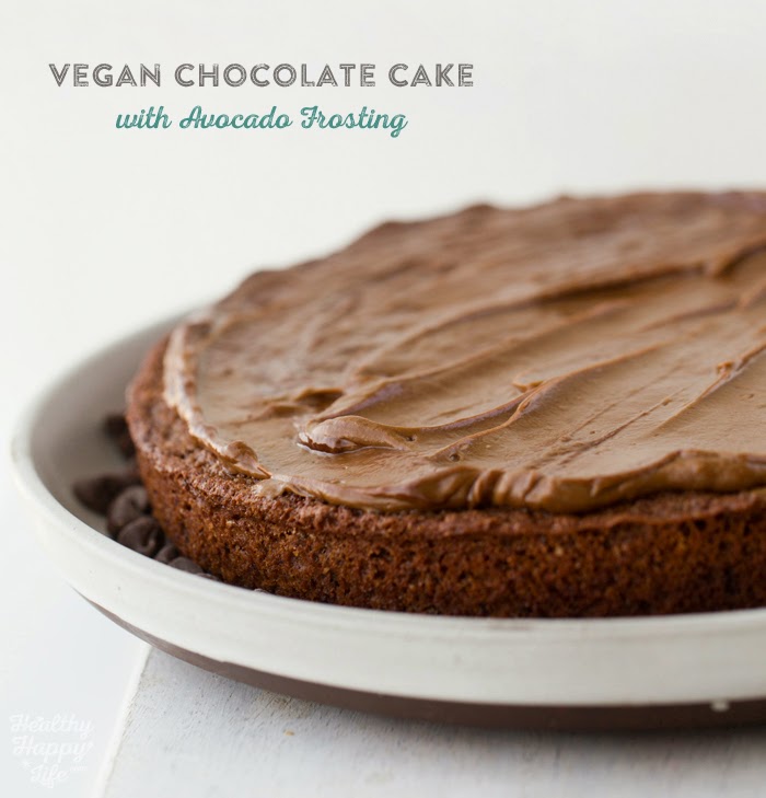 Vegan Chocolate Cake with Avocado Frosting