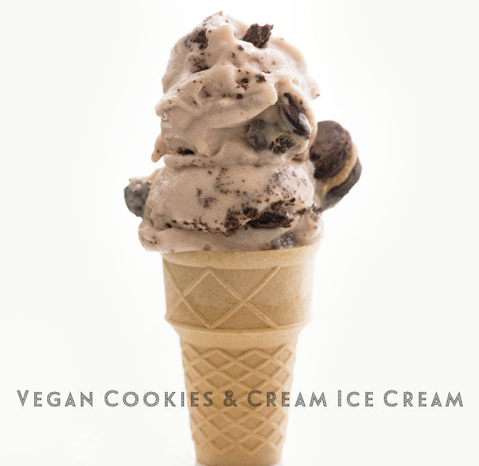 Vegan Cookies and Cream Ice Cream