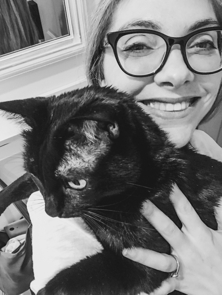 kitty hugs