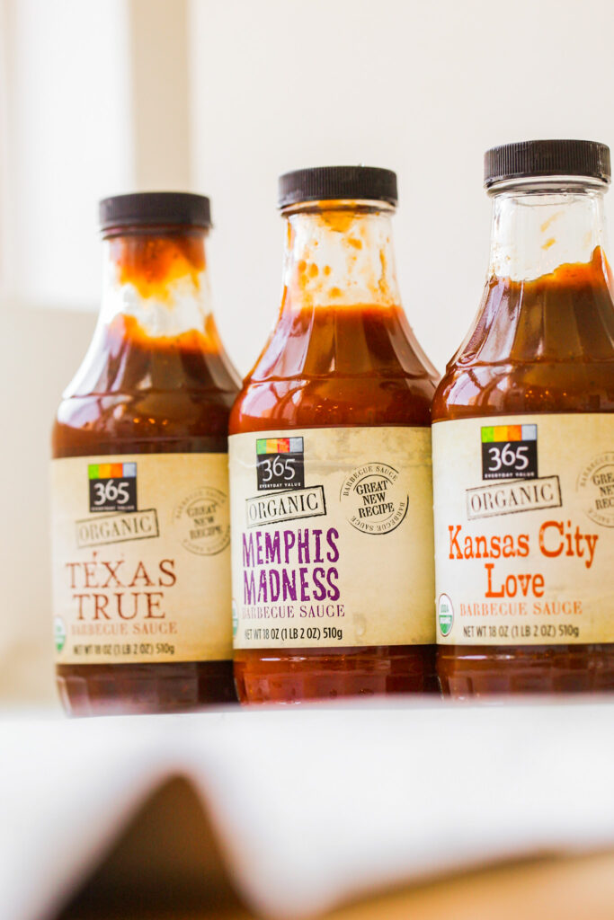 365 brand organic barbecue sauces