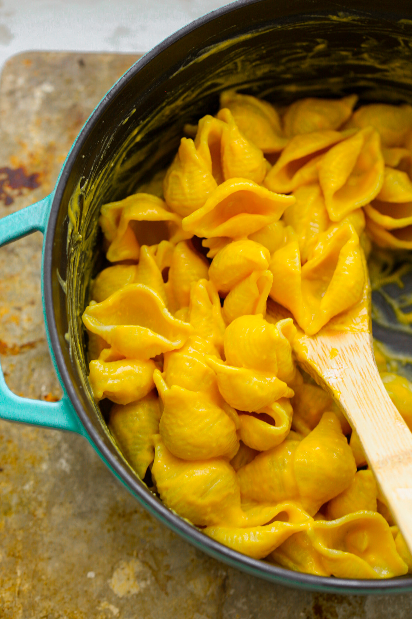 cheesy shells vegan